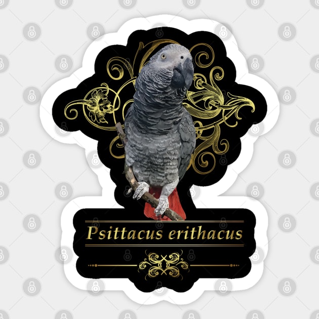 Loro gris Sticker by obscurite